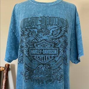 Harley-Davidson Blue Graphic T-Shirt